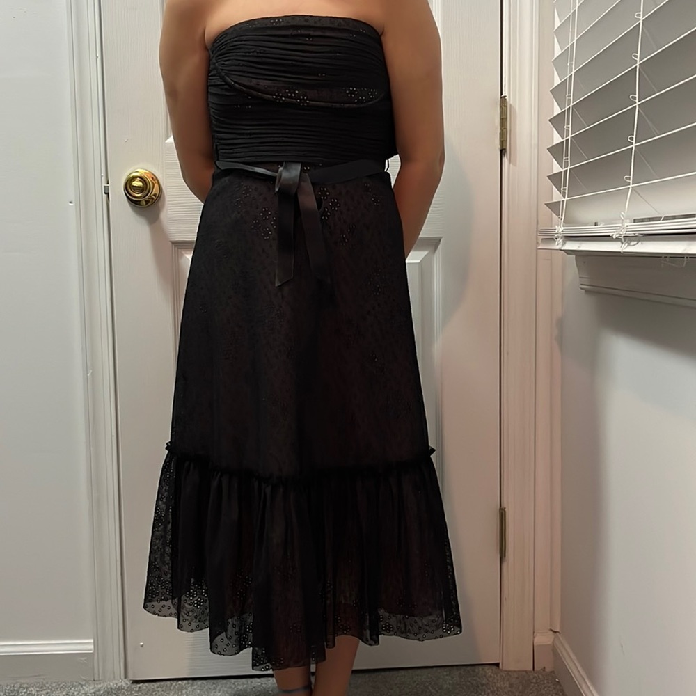 BCBG Maxzaria black dress. Midi XXS.